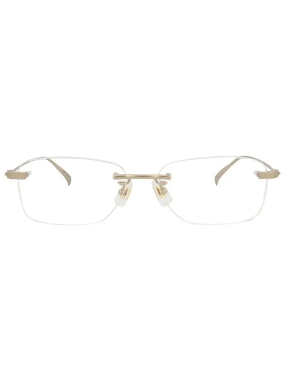 New Dunhill Mens Square/Rectangle Gold Gold Transparent Fashion Designer Eyeglas